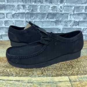 Clarks Originals Black Suede Wallabee Mens Size 13 New